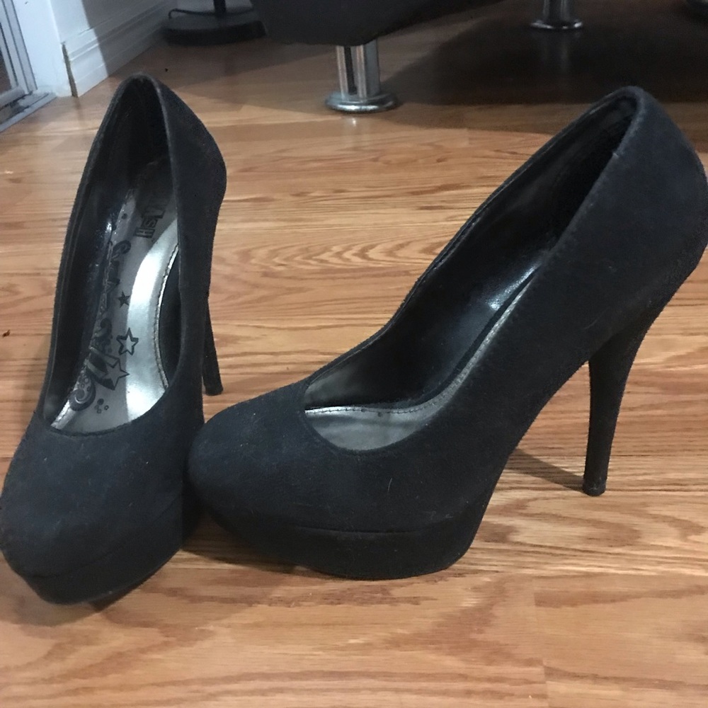 Black heels
